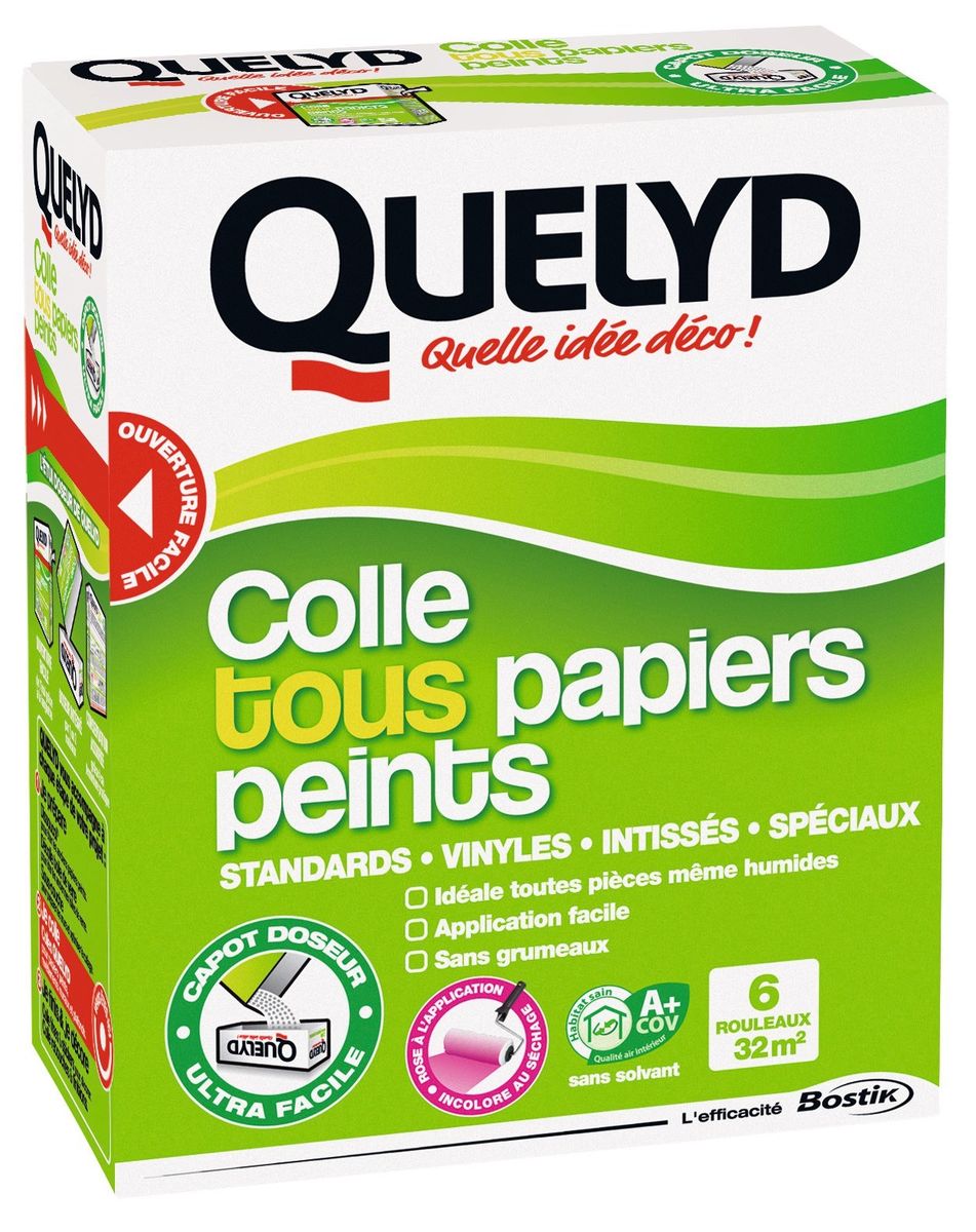 Colle tous papiers peints QUELYD, 0.3 kg