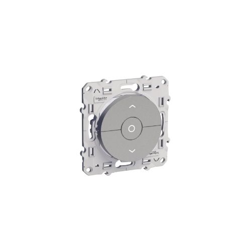 commande volet roulant - interrupteur - alu - fixation par vis - schneider odace