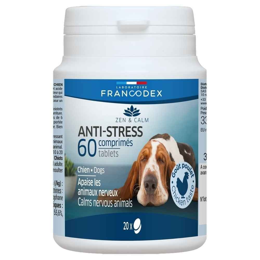 Comprimes Anti-stress pour Chien et Chat - Francodex - x60