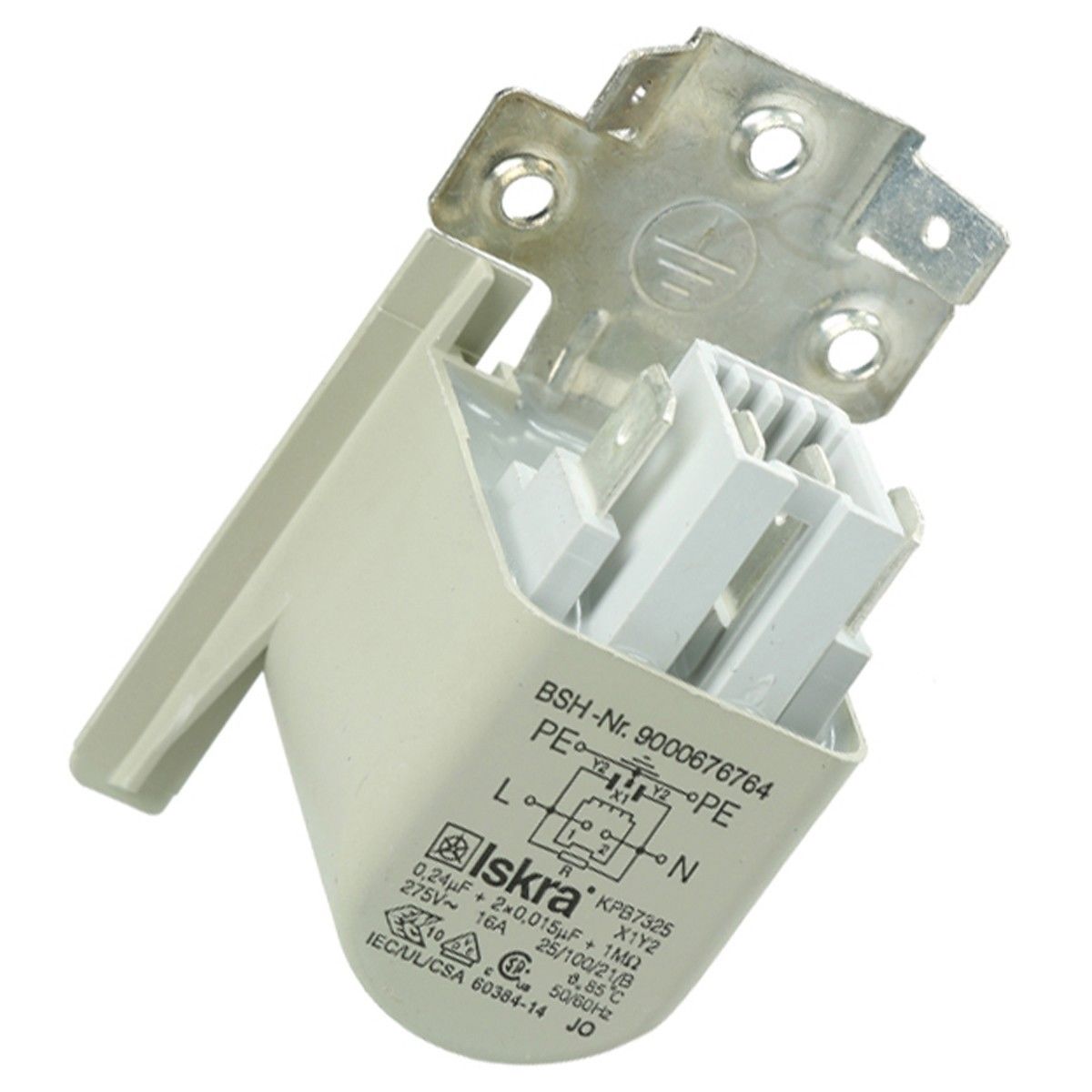 Condensateur anti parasite - Seche-linge - BOSCH, NEFF, SIEMENS, CONSTRUCTA