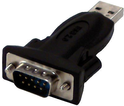 Convertisseur USB 2.0 serie RS232 1 port DB09 male + rallonge 1 80m