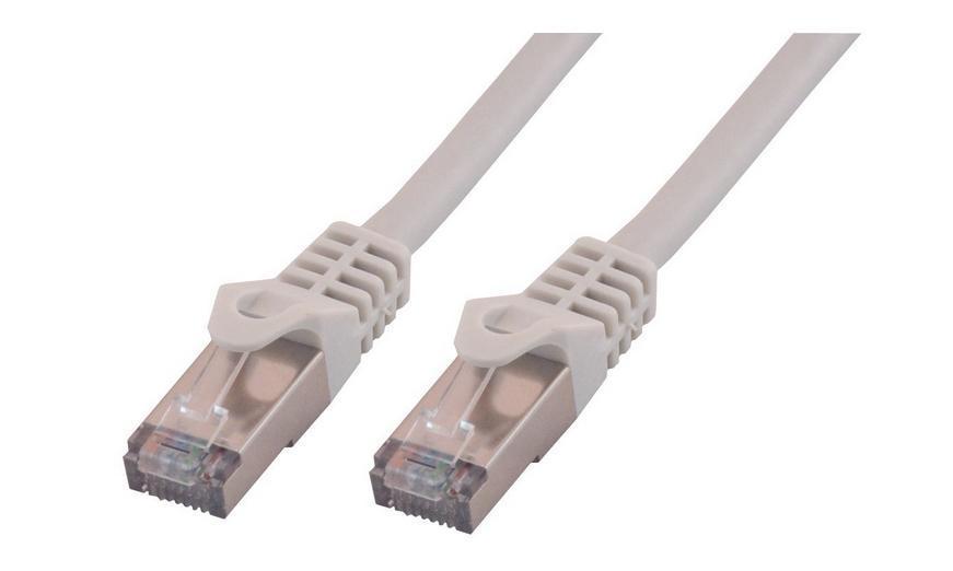 [Ref:FTP6-10M] MCL SAMAR Cable Gris MCL CAT6 - F/UTP - RJ45- Multibrins - PVC - 