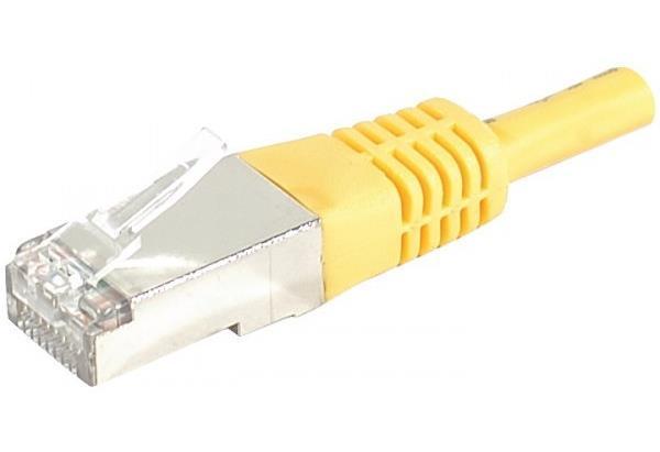 Manutan Cordon Rj45 CatÃ©gorie 6 S/ftp Jaune - 15 M