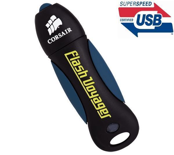 Cle USB 30 Corsair Flash Voyager 128Go Noir