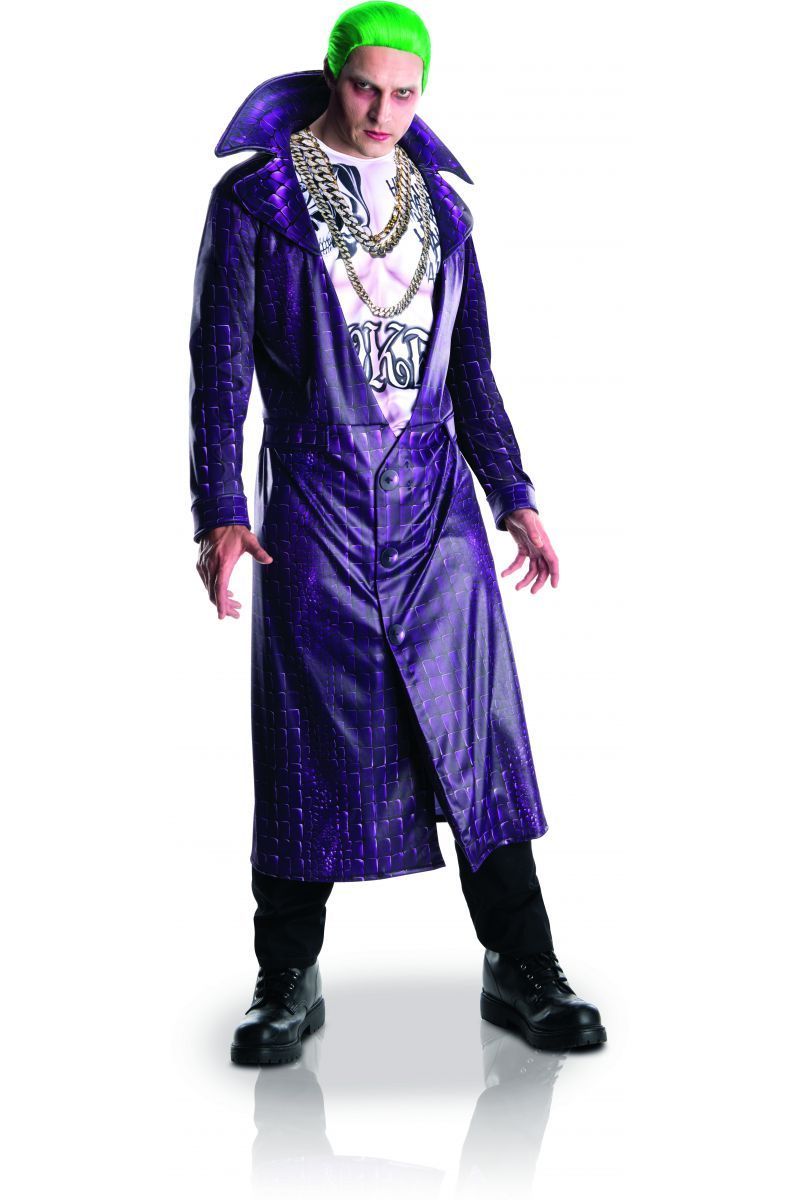 DC Comics Men's The Joker Fancy Dress Costume - XL - Violet