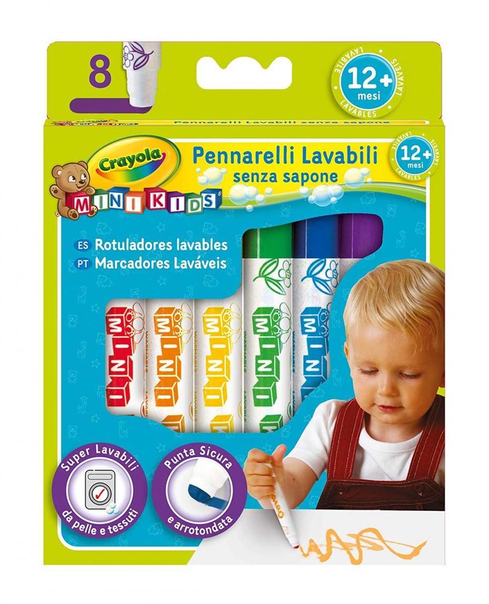 Crayola - Kit De 8 Feutres Lavables, Poi...