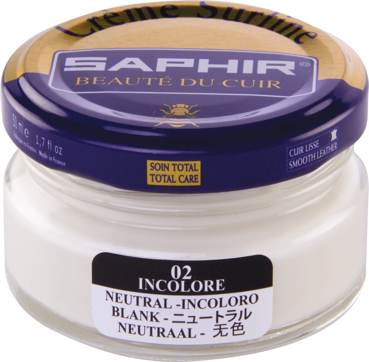 Cirage Creme Surfine pommadier SAPHIR 50 ml incolore - D336149
