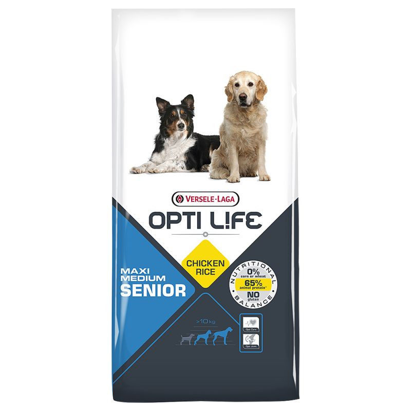 Opti Life Senior Medium Maxi pour chien 125 kg