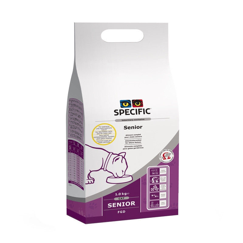 Croquettes chat SPECIFIC FGD Senior Contenance : 7 kg