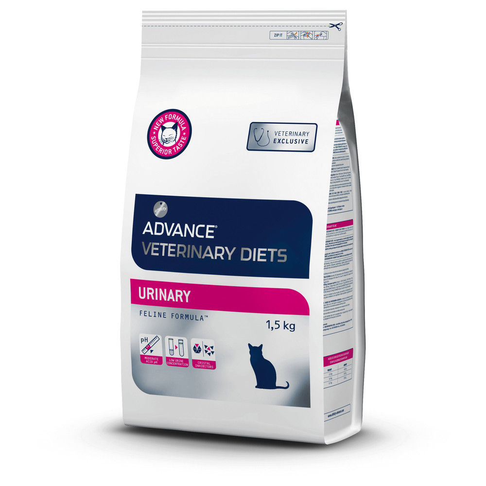 Croquettes Veterinary Urinary pour Chat - Advance Diet - 1,5Kg