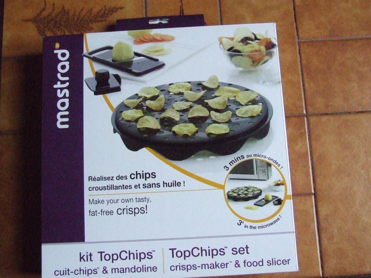 Mastrad Kit Top Chips Et Mandoline F64601 - Noir