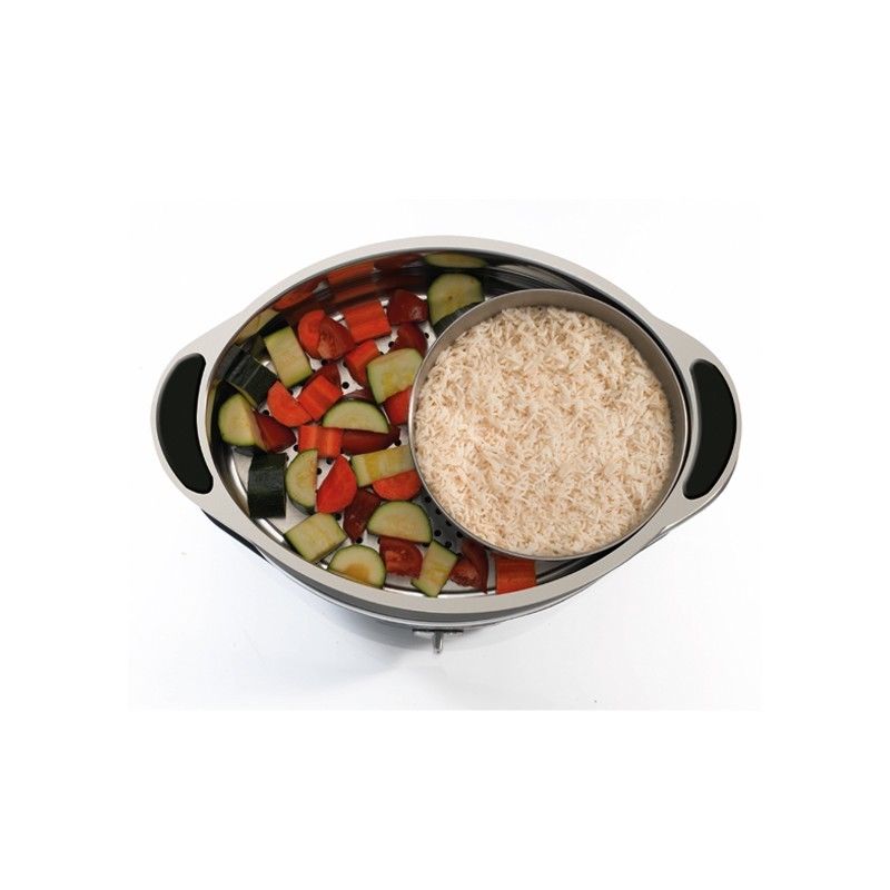 Cuiseur Vapeur Multifonctions Magimix 11582 4 Programmes De Cuisson 2 Paniers En Inox Brosse