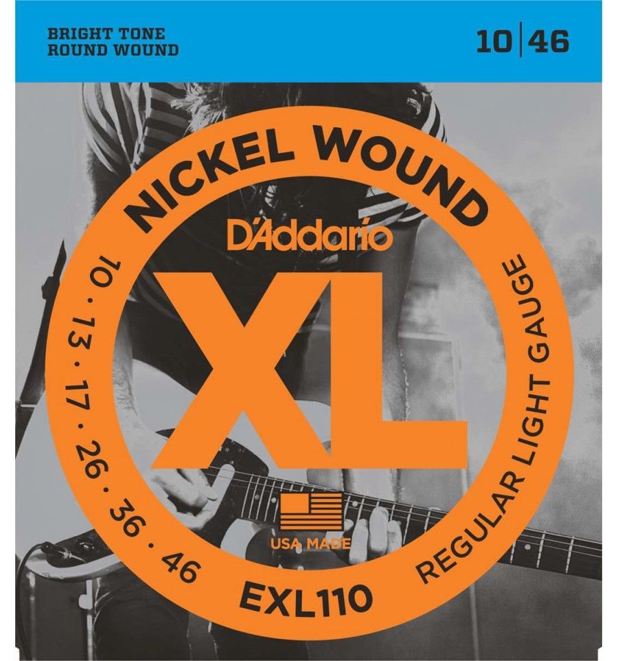 Daddario Exl110 Jeu De Cordes Pour Guitare Electrique - Light - 10-13-17-26-36-46
