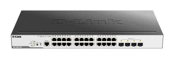 D Link Systems D Link Dgs 3000 28lp Commutateur Gere 24 X 101001000 Poe 4 X Sfp Montable Sur Rack Poe 193 W