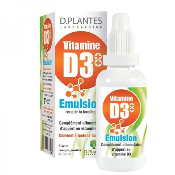 D.Plantes Vitamine D3++ Emulsion - 30ml - D.plantes
