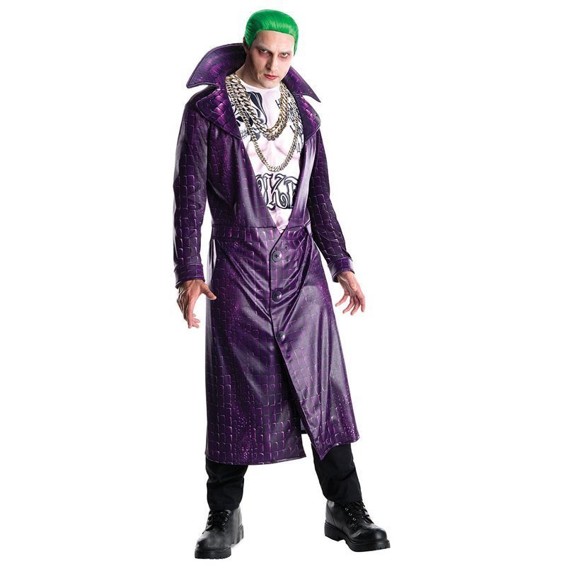 DC Comics Men's The Joker Fancy Dress Costume - Standard - Violet
