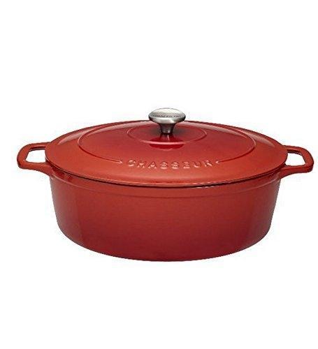 Cocotte en fonte ovale 35 cm Rubis Sublime Chasseur