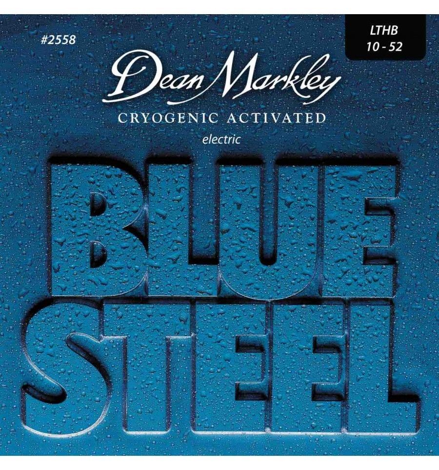 Dean Markley 2558 - Cordes electriques Blue Steel 10-52