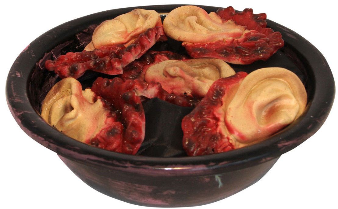 Decoration Recipient Avec Oreilles Arrachees Halloween Cod.63515