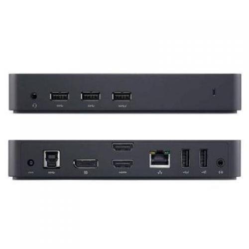 Dell D3100 - Station d'accueil - USB - 2 x HDMI, DP - GigE - EU - pour Inspiron 15, 17 77XX, 55XX, 5759, 75XX, Latitude 35XX, E5270, E5470, E5570, Vostro 5459