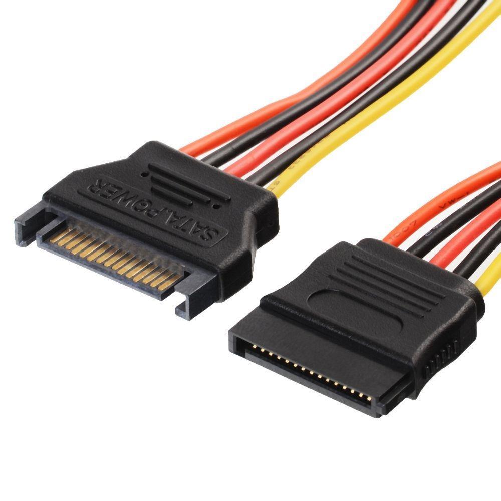 DeLOCK Cable Tension d'extension d'? 15 broches SATA Power (M) ? 15 broches SATA