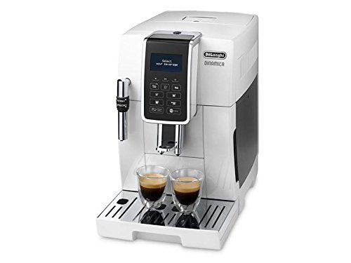 Machine Expresso Automatique Avec Broyeur Delonghi Dinamica Ecam35035w Buse Vapeur 15 Bar Machine A Cafe Grains Blanc