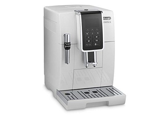 Machine Expresso Automatique Avec Broyeur Delonghi Dinamica Ecam35035w Buse Vapeur 15 Bar Machine A Cafe Grains Blanc