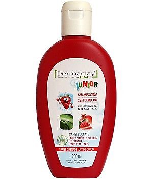 Dermaclay Junior Shampooing 2 en 1 Demelant 200ml