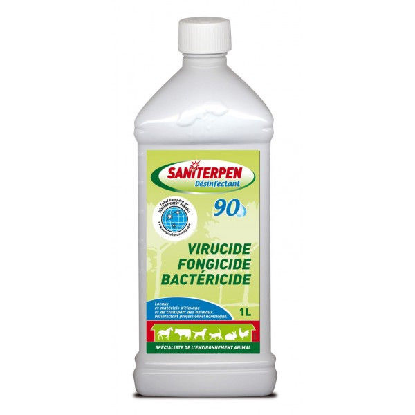 Saniterpen Desinfectant 90 1l Virucide Fongicide Bactericide