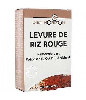 DIET HORIZON LEVURE DE RIZ ROUGE 60 COMPRIMES