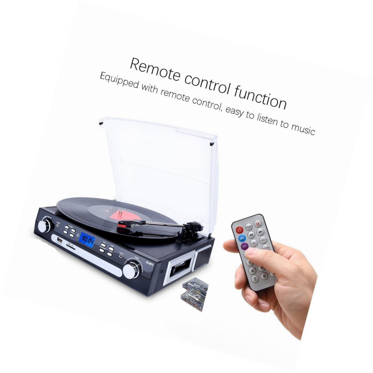 Digitnow! Tourne-disque Bluetooth, Plati...