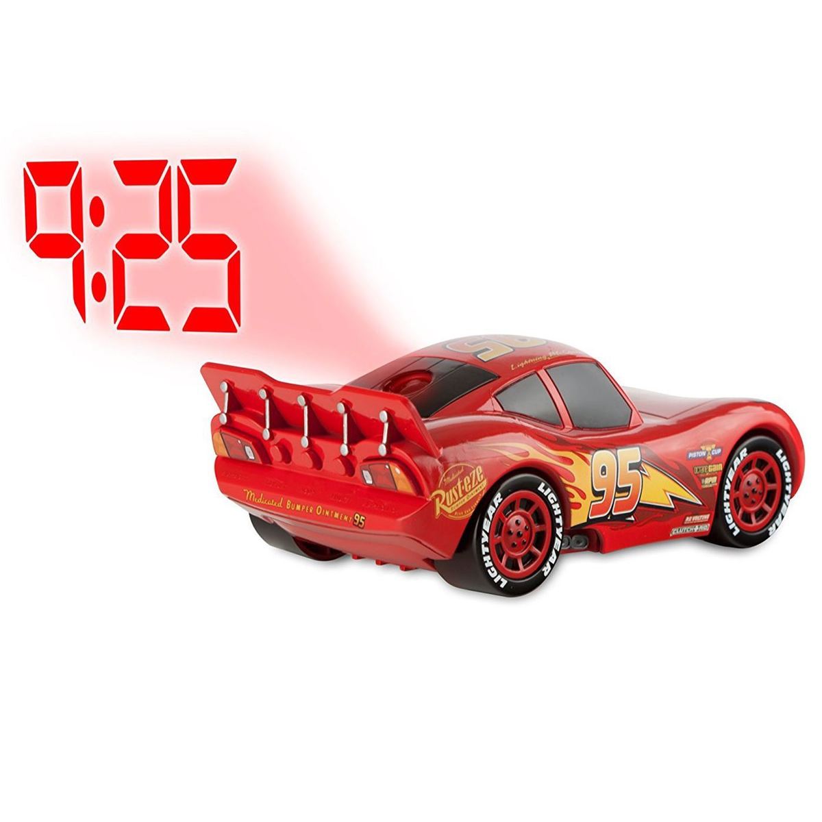 Enfant Character Disney Cars Lightning Mcqueen Projection Alarm Clock Dc306