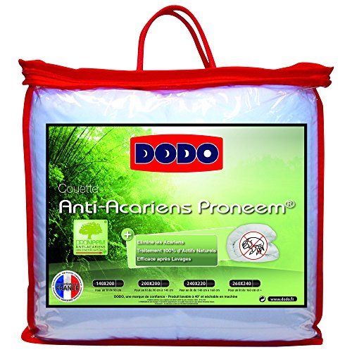 Couette Dodo Proneem 220 X 240 Cm Anti Acariens 100 Polyester