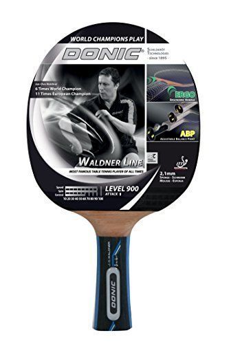 Raquette de tennis table WALDNER 900 integre les technologies ABP manche ERGO 