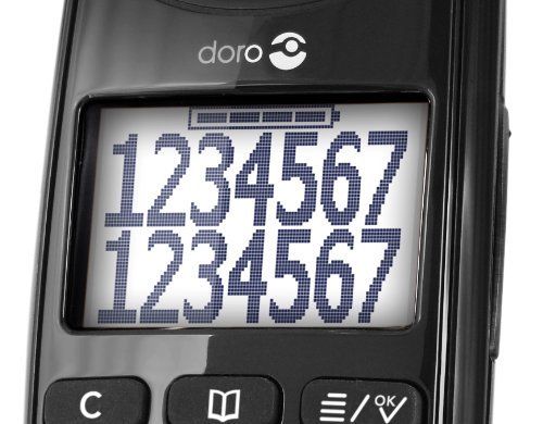 Doro Telephone Sans Fil Phoneeasy 110 Avec Id Dappelantappel En Instance Dectgap Blanc