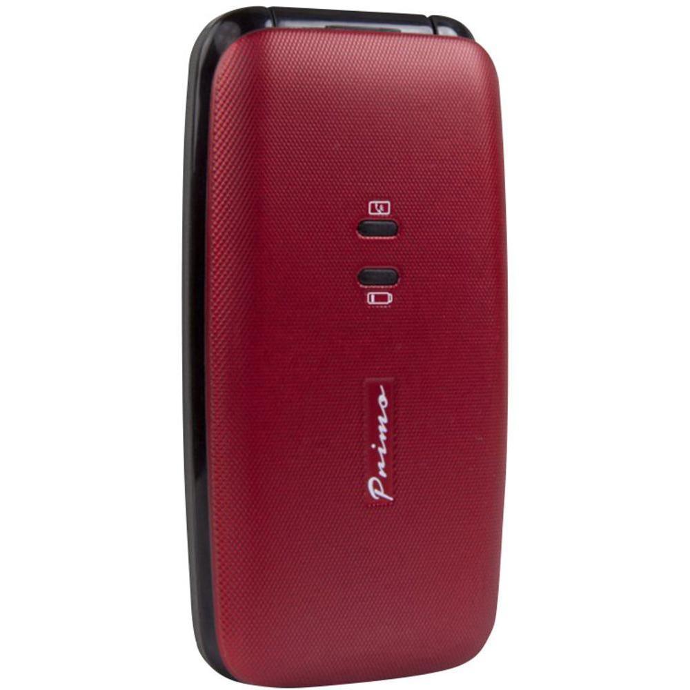 Telephone Mobile Doro Primo 401 Rouge Gsm Clapet Escamotable 2 Batterie 800mah Sms Mms