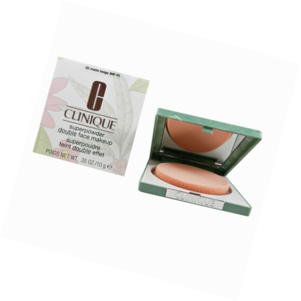 Clinique Superpowder Double Face Makeup Poudre Compacte Et Fond De Teint 2 En 1 Teinte 02 Matte Beige 10 G