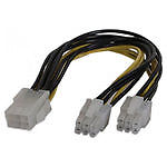 Doubleur d'alimentation PCI Express 6 pins ( Categorie : Cables, nappes et acc