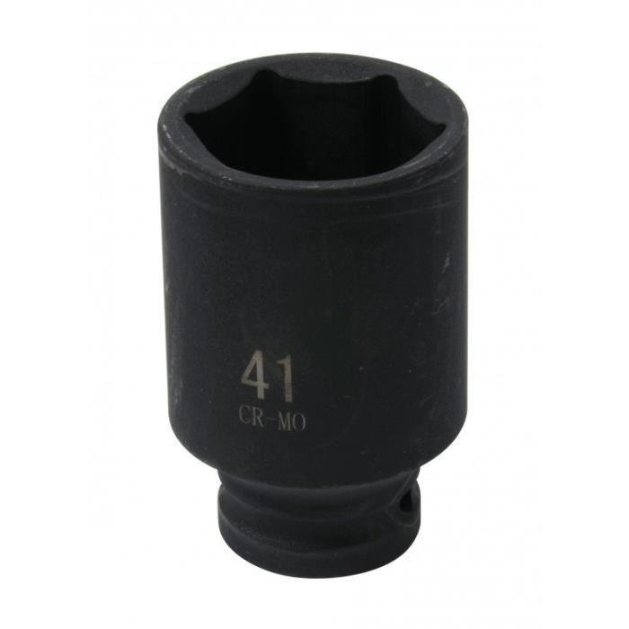 AUTOBEST Douille a Choc Chrome Molybdene, 12 Pans, Carre 1/2, 41mm