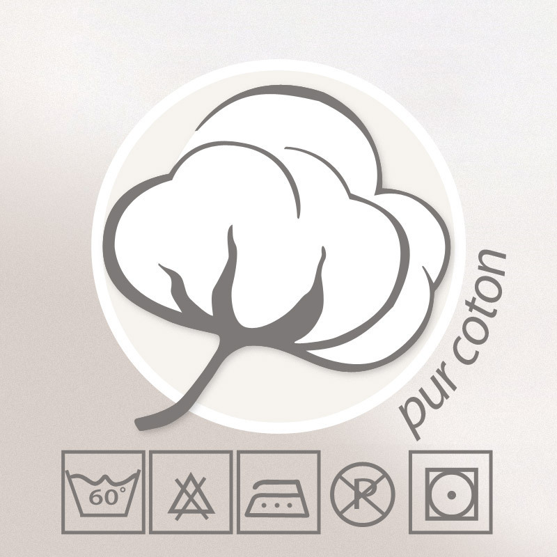 Drap Housse Uni 100x190 Cm 100% Coton Alto Blanc