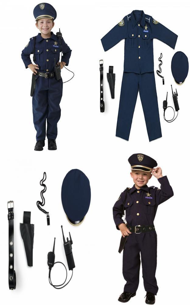 Dress Up America Deluxe Costume De Deguisement De Police - Comprend Chemise, ...