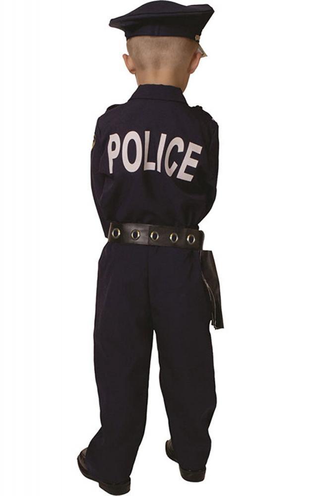 Dress Up America Deluxe Costume De Deguisement De Police - Comprend Chemise, Pantalon, Chapeau, Ceinture, Sifflet Et