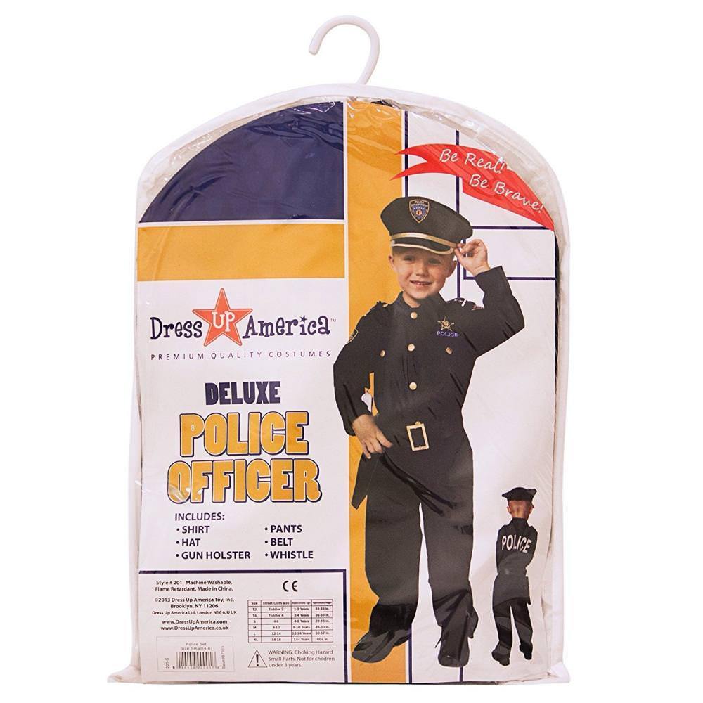 Dress Up America Deluxe Costume De Deguisement De Police - Comprend Chemise, ...