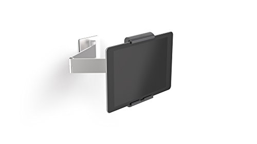 Durable Tablet Holder Wall Arm Kit De Montage (bras Mural) Pour Tablette Aluminium, Acier, Plastique Abs Argente(e) Taille?