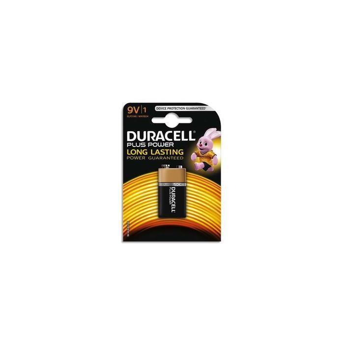 DURACELL Blister de 1 Pile Alcaline 9V 6LR61 Plus Power