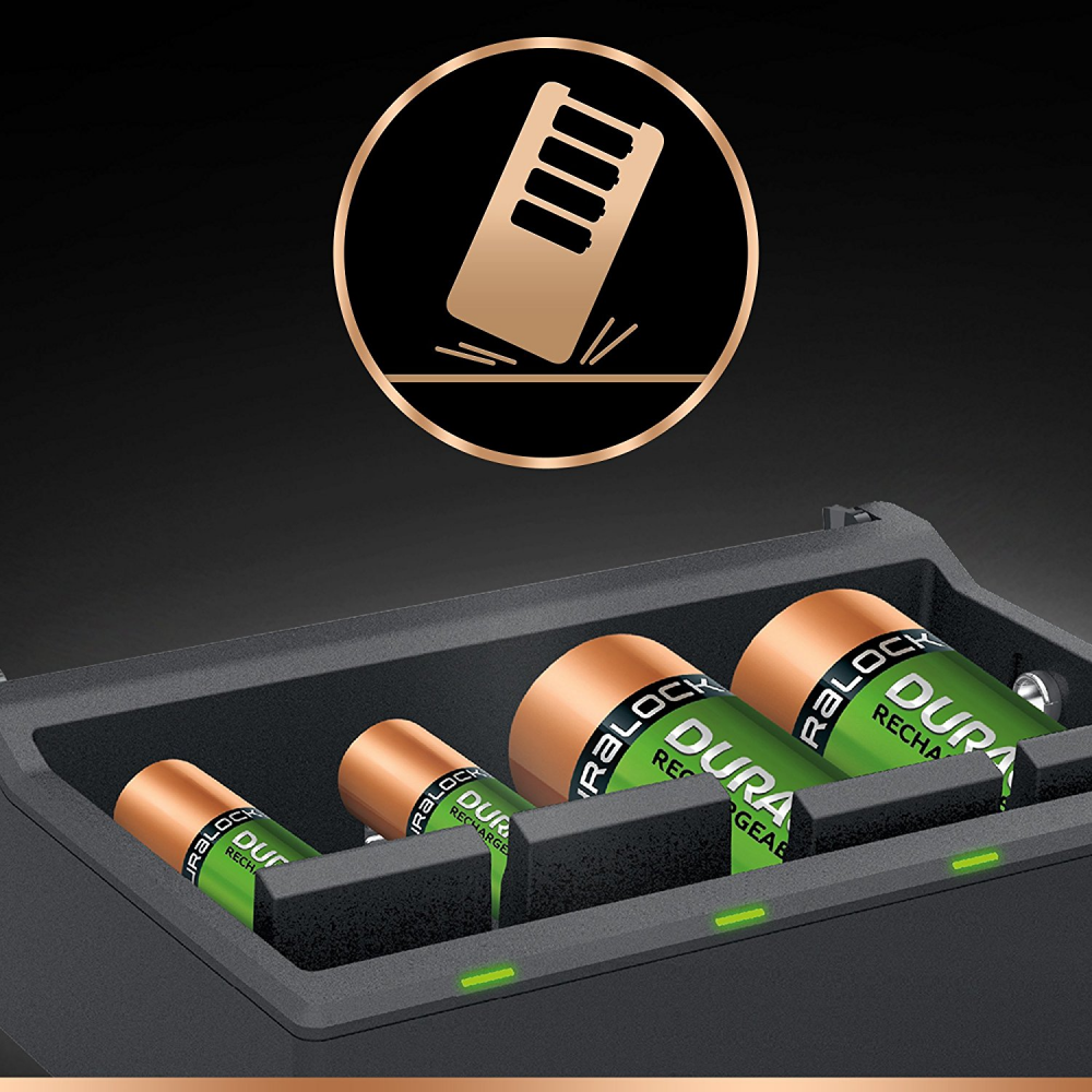 Duracell Chargeur Multi Piles Rechargeables 1 Heure