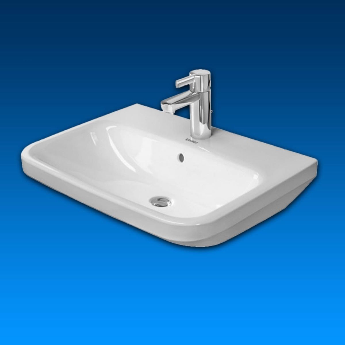 Duravit Durastyle Lavabo 2319600000 60 X 44 Cm Blanc Avec Trou Pour Robinetterie Et Trop Plein