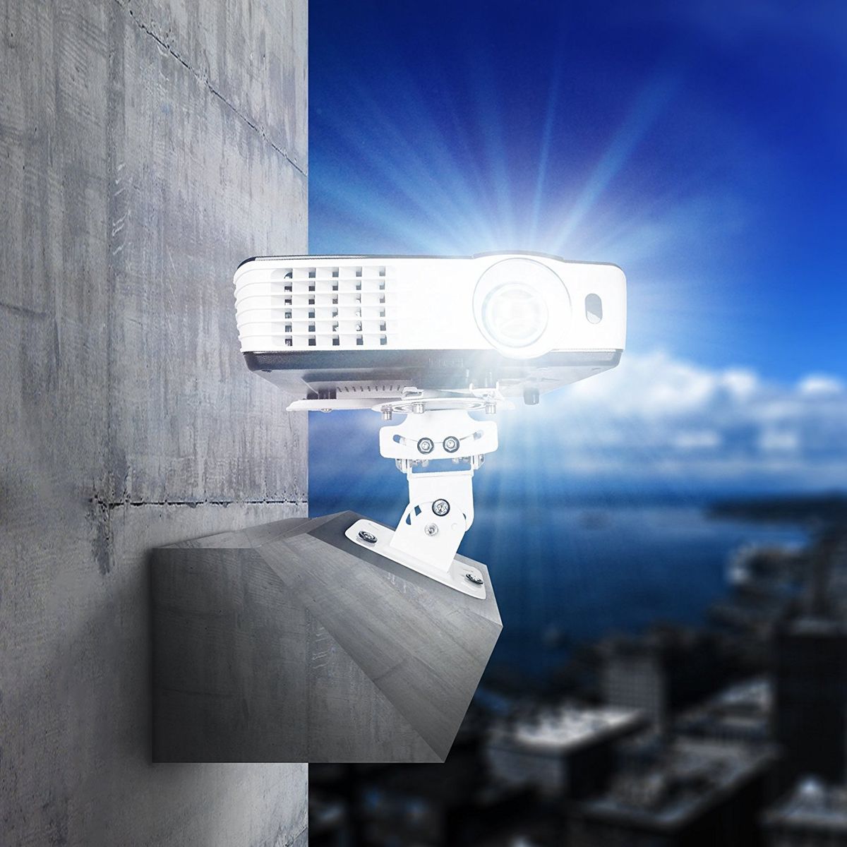 Duronic PB05XB Support videoprojecteur universel inclinable et rotatif - Capaci