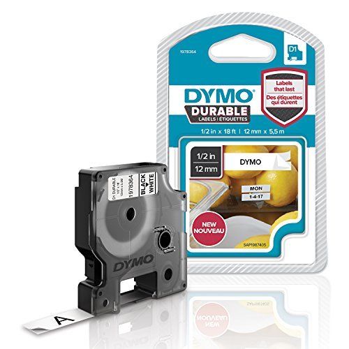 Dymo D1 Etiquettes Resistantes 12mm X 