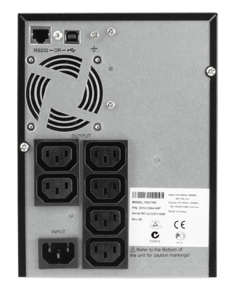Onduleur Eaton 5SC 750VA USB Line interactive 6 prises IEC Garantie 2 ans